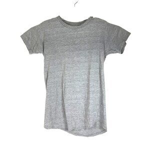 Hawks Bay Gray Short-Sleeve Crewneck T-Shirt 90% Cotton 10% Polyester Mens Casua